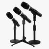 2pcs universal microphone holder clip adjustable microphone clip mounting bracket, suitable for handheld microphone recording condenser microphone