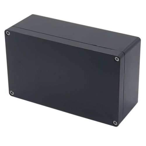 Otdorpatio Project Box ABS Plastic Black Electrical Boxes IP65 Waterproof DIY Electronic Junction Box Power Enclosure 7.87 x4.72 x2.95 inch (200x120x75 mm)