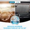 BDK Butterfly Sunshade for Car Windshield Autoshade Foldable Unique Design