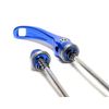 Quick Release MTB Road Bike Cycling Car Front Rear Set (Blue)