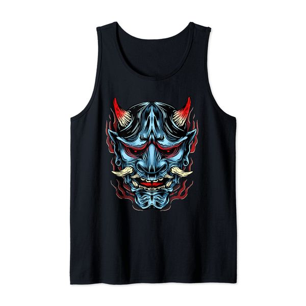 Oni Demon Mask Tank Top