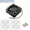 GDSTIME 80mm x 25mm 12VDC, PC Case Fan, 4 Pin PWM, Speed Control Function, Computer CPU Cooling Fan