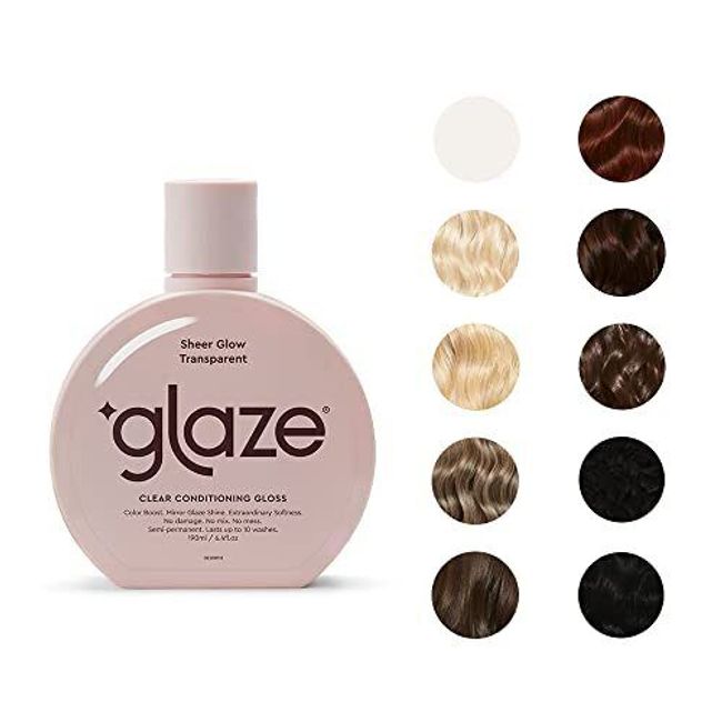 Sheer Glow Transparent Clear Conditioning Super Gloss 6.4 fl.oz (2-3 Hair Tre...