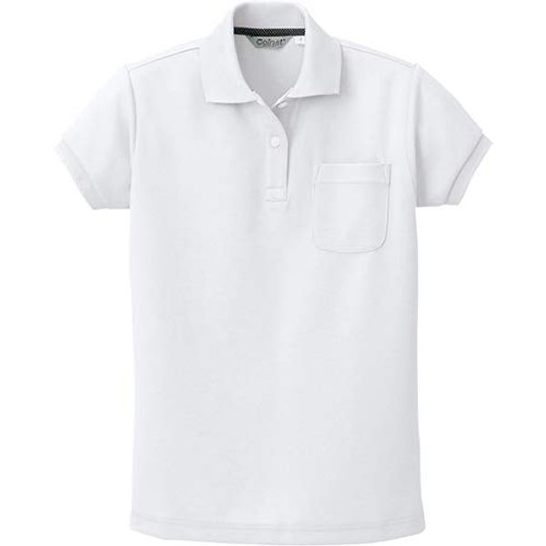 Women's Short Sleeve Polo Shirt Color: 024 White Size: 11