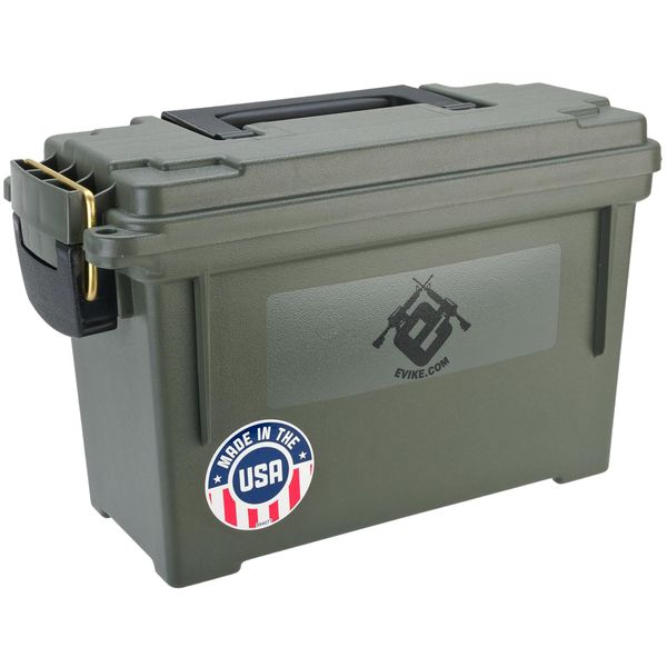 Evike Airsoft - Polypropylene Stackable Container Can by Plano (Made in The US) (Size: 11.6 x 5 x 7 inches)