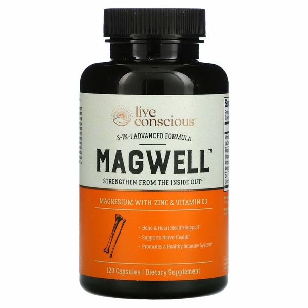 MagWell, 3-in-1 Advanced Formula, 120 Capsules