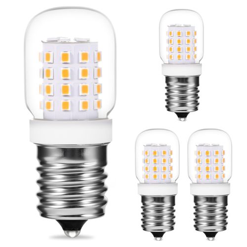 XRZT 125v 40w Microwave Light Bulbs Under Hood 8206232a - 3W E17 Led Bulb Fit Whirlpool Microwave Appliance Bulb 380Lm 2700K Warm White CRI 80+, 4 Pack