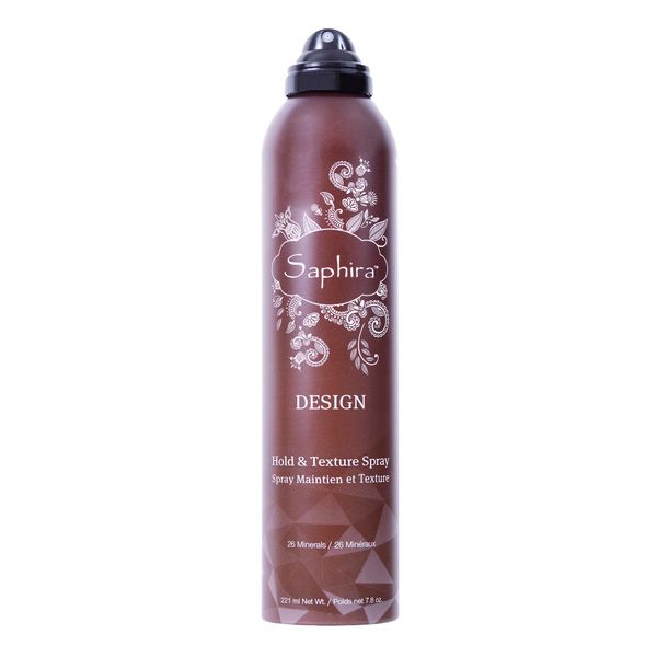 Saphira Hold and Texture Styling Hairspray for Strong and Firm Hold, Sulfate-Free, Paraben-Free, 7.8 Ounce