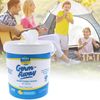 Germ-Away Hand Sanitizer - 400 Plant Based Antibacterial Hand Wipes, Bulk Size with Lemon Scent in Reusable Dispensing Bucket, 400 Count (Pack of 1)