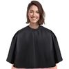 [YIBOOOM] Shampoo Cape, Haircut Cape, Hair Salon, Barber Shop, Hair Cloak, Home, Hair Cut, Adults, Children, Adjustable Hair Apron, Folding, Waterproof, Anti-Static, Haircut Tool (Black)