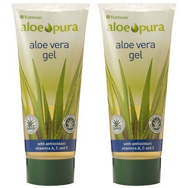 (2 Pack) - Aloe Pura - Aloe Vera Gel + Vit A C & E | 200ml | 2 PACK BUNDLE