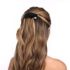 France Luxe Rectangle Volume Barrette - Black