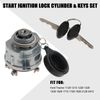 Engine Ignition Switch with Two Keys Fit for Ford Tractor 1920 2120 3415 1320