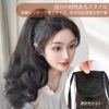DAILUOSI Wig, Ponytail, Clip, Long, Point Wig, Daily Hair Extension, Heat Resistant, Natural Extension, One Touch, Easy to Wear