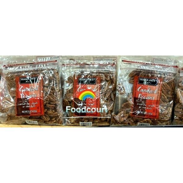 3 Packs Trader Joe's Candied Pecans 5 oz Each Pack
