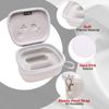 LTGEM EVA Protective Case Controller with 8Bitdo Ultimate 2/Ultimate Bluetooth Controller with Charging Dock - Shockproof, Water-Resistant, Portable Hand Strap (White)