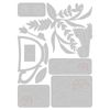 Sizzix Thinlits Die Set 10PK Tea Time by Olivia Rose, 665806, Multicolor, One Size