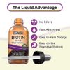 SBR Nutrition Biotin Liquid Drops, 5000mcg per Serving (60) 1.0Fl.oz (30ml) Vanilla