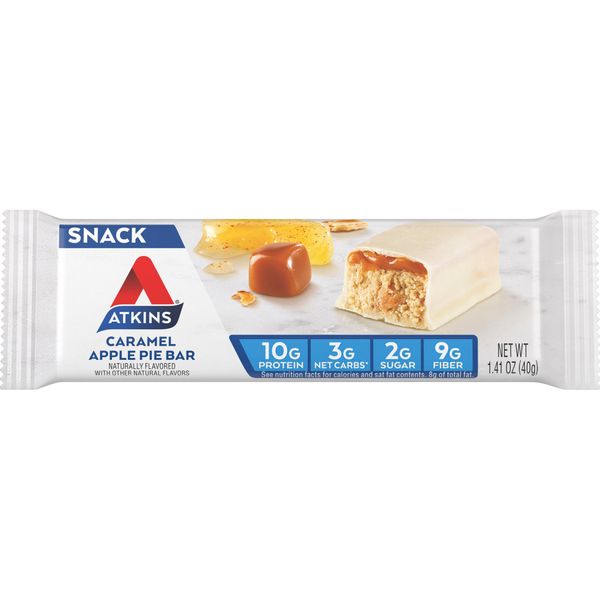 Atkins Snack Caramel Apple Pie Bars 5 Bars, 200g, 1 Bar, 200g