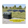 200W 12V Portable Solar Panel Blanket with Standard Connectors for Solar Gene...