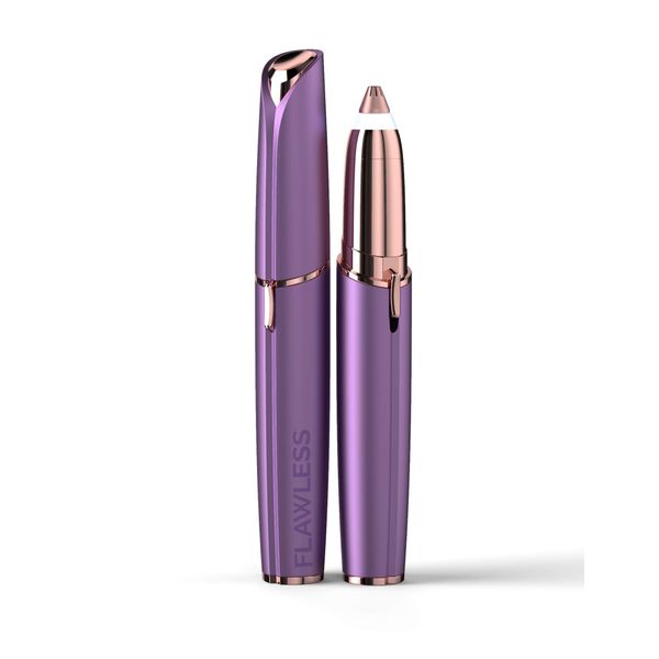 Finishing Touch Flawless Brows Remover, Electric Eyebrow Razor for Women with LED Light for Instant and Painless Hair Removal