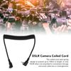 Flash Sync Cable, 2.5mm to Male Flash PC Sync Cable Coiled Remote Control Shutter Release Cable Cord for Olympus Camera EM Series DSLR