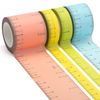 Mr. Pen- Ruler Washi Tape Set, 4 Pack, Assorted Sizes, Decorative Tape