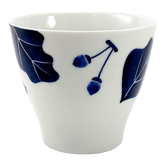 Saikai Pottery Hasami Ware Cup Acorn, Made in Japan, 31012, Sometsuke 6.8 fl oz (200 ml)