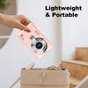 FKLBBLPM Cross-Border ccd high-Definition 4K Pixel Digital Camera, Student Beginner mini Compact Camera, Home Shooting Camera