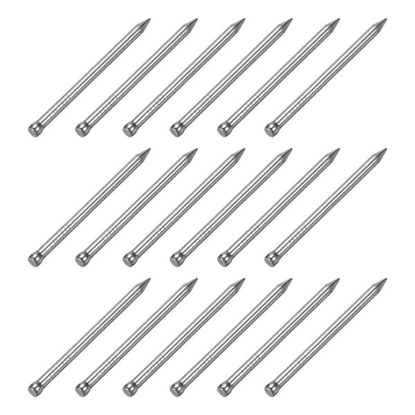 METALLIXITY Finishing Nails 2x35mm 200pcs Carbon Steel Hardware Nail for Woodworking Baseboard