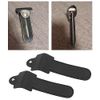 2PCS PU Leather Razor Case Portable Shaving Pouch Holder Double Edge Safety Razor Protective Case Cover for Travel Business Trip 14x5.5cm Black