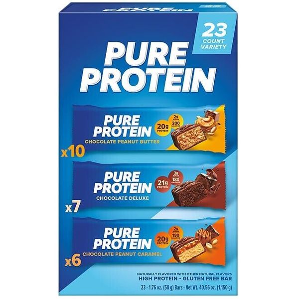 Pure Protein Bars Variety Pack (23 ct.)