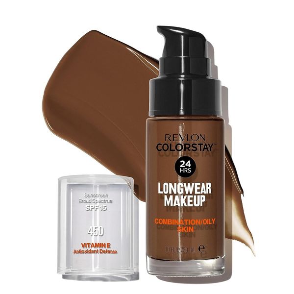 Revlon ColorStay Longwear Makeup Foundation-  Combo/Oily Skin SPF 15 - 450 Mocha