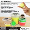 CanDo? Scented Theraputty? Exercise Material - 2 oz - Cherry - Red - Soft