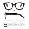 ZXYOO 6 Pack Oversize Square Design Reading Glasses for Women, Blue Light Blocking Computer Reader（6 pack Mix +1.75）