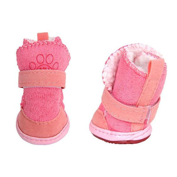 Cozypaws Dog Snow Boots - Pink / No. 1