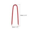 sourcing map IC Puller Chip Extractor Stainless Steel with Insulated Vinyl Grip Red 1 Pack