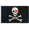 Red Eye Patch Pirate Flag 3x5ft Jolly Roger Boating Flag Skull Flag