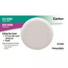 4 in. White Non-Metallic Round Blank Ceiling Box Cover – Durable & Easy Install