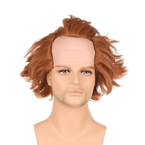 morvally Men's Kids Horror Pennywise Wig for Cosplay Halloween Costume