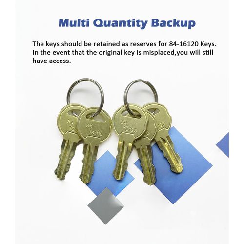 KLIVYA 84-16120 4001-035 Door-King Keys for Gate Telephone Entry System Keypads,Operators and Gate Openers,Copper,Pack of 5