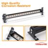2 IN 1 LED Windshield Visor Strobe Emergency Light bar Traffic Advisor Warning