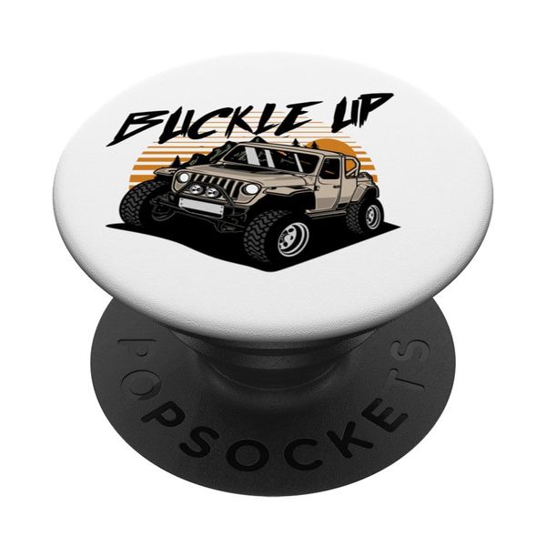 Offroad Car Driving Buckle Up Off-Roading PopSockets Swappable PopGrip