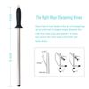 12inch Diamond Houselold Sharpening Rod, Professional Kitchen Knife Sharpener...