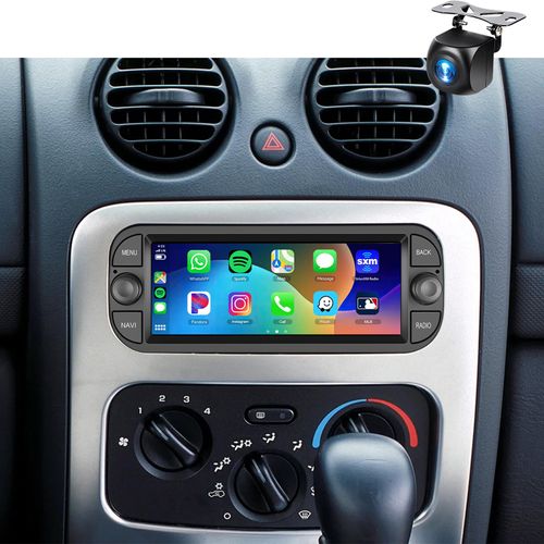 Car Stereo for Dodge Ram 1500/2500/3500 02-06, for Jeep Wrangler 2003-2006,for Jeep Grand Cherokee 1999-2004-Android 13 Wireless CarPlay Android Auto 6.86” IPS Touch Screen Car Radio for ram METEESER