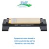 DMT WM8FC-WB 8-Inch Fine/Coarse DuoSharp Plus Bench Stone with Base - Grey