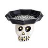 Mud Pie Halloween LED Skeleton Glow in the Dark Candy Pedestal