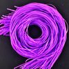 Lanyards String Gimp String Boondoggle String 100pcs 1meter Purple 2.5X1mm Plastic Lanyard String for Bracelet Necklace Keychain Making Craft Plastic Lacing Cord Flat String Set