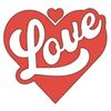 LOVE - vinyl wrap for shirts