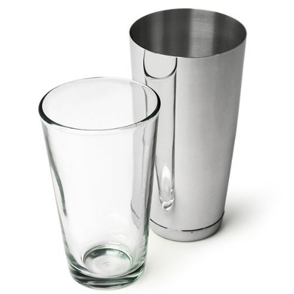 Professional Boston Cocktail Shaker | Shaker Tin by, 16oz Mixing Glass Weighted Boston Cocktail Shaker | 28oz Boston Cocktail Shaker ® Chabrias Ltd